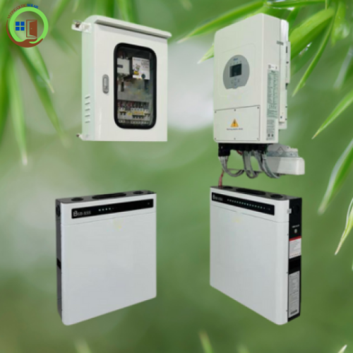 HỆ THỐNG ĐIỆN MẶT TRỜI HÒA LƯỚI CÓ LƯU TRỮ 08KWP