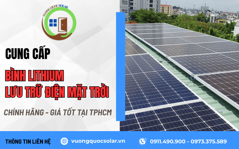 bình lithium lưu trữ điện mặt trời TPHCM