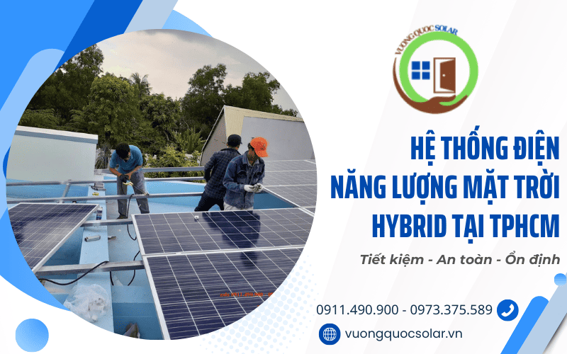 hệ thống điện năng lượng mặt trời hybrid tại TPHCM