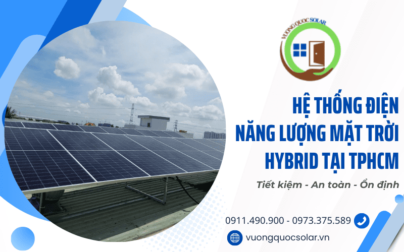 hệ thống điện năng lượng mặt trời hybrid tại TPHCM