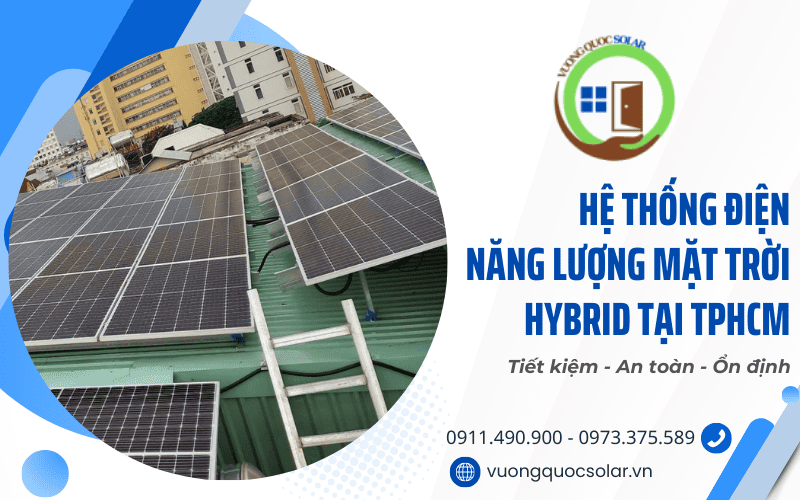 hệ thống điện năng lượng mặt trời hybrid tại TPHCM